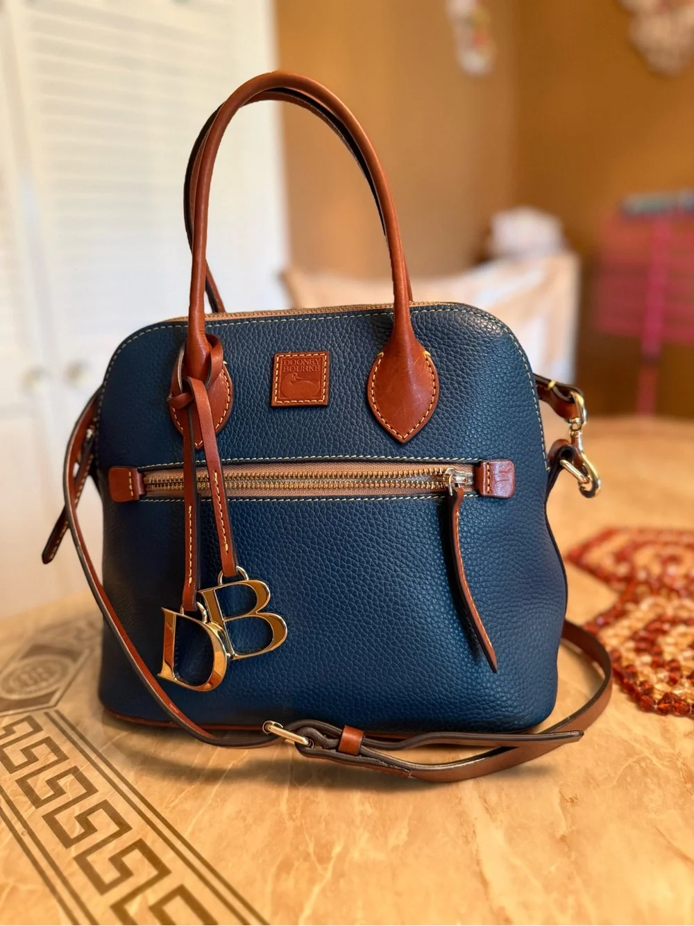 Dooney & Bourke Pebble Grain Domed Satchel